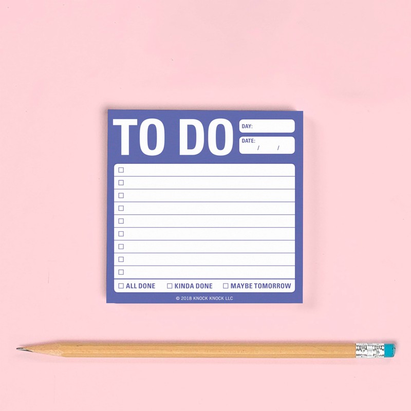 1-Count Knock Knock to Do Sticky Notes, to Do List