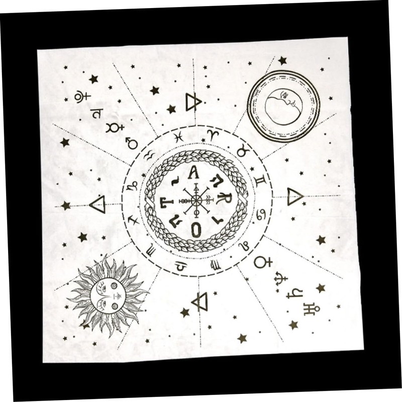 BIUDECO Divination Cards Tablecloth Lightweight Pagan Altar Cloth for Home