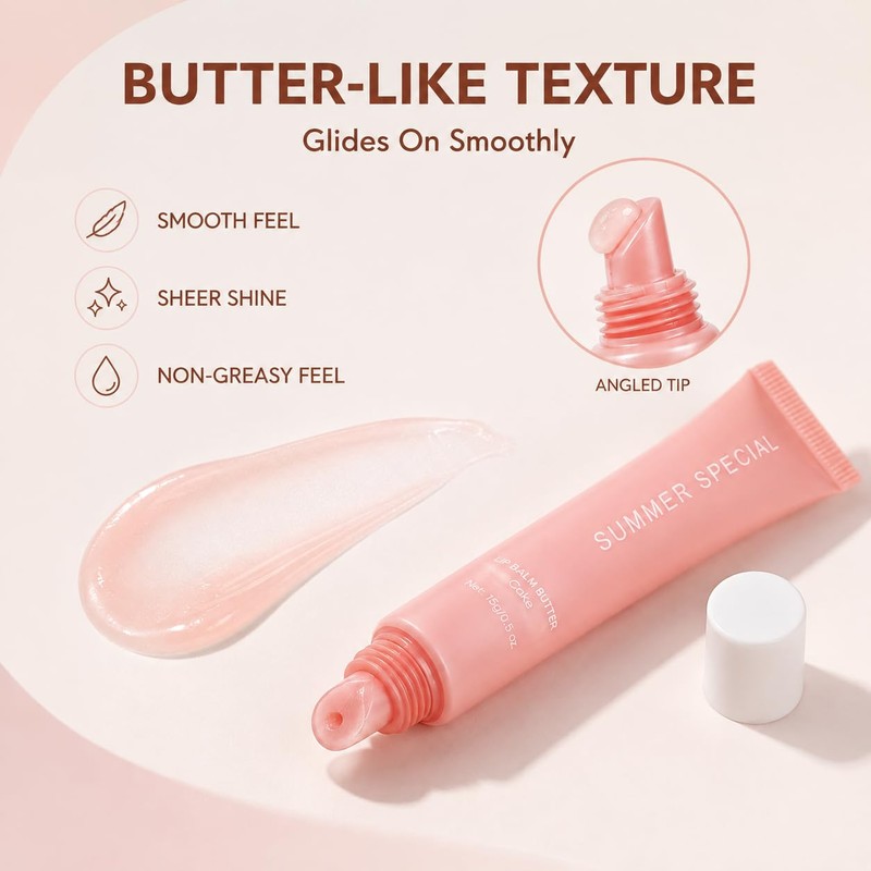 5 Pack Summer Special Lip Balm Butter Set, Tinted Lip