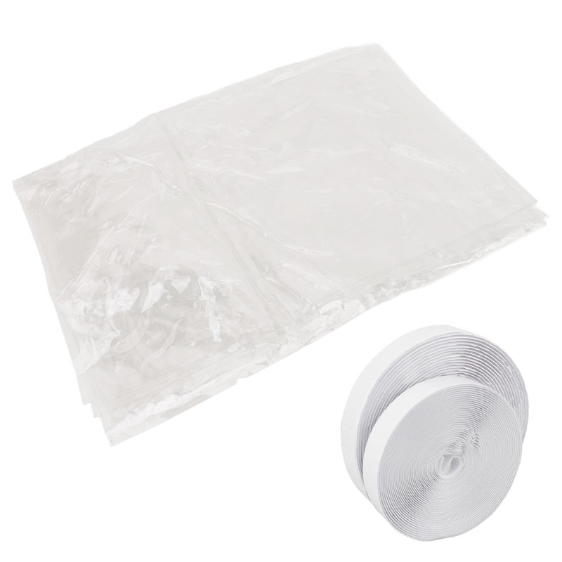 Window Insulation Kit PE Thickened Windproof Reusable Foldable Transparent Tear