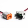 Deutsch 2,3,4,6,8,12 Pin Electrical Wire Connector Plugs With Cable DT02