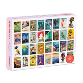 Wanderlust 1000 Piece Jigsaw Puzzle for Adults | Premium 100% Recycled Board | 1000 Piece Travel Jigsaw Puzzle | Gifts for Travellers | Happily Jigsaw Puzzles