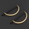 Amerdeco 10 Pack Black Champagne Bronze Cabinet Pulls 7.5 Inch(192MM)