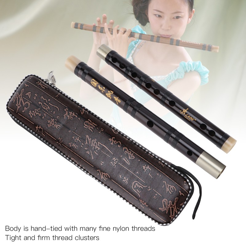 Bamboo Flute Woodwind HandMade Beginner's Introductory Performance Musical Instruments(F Key
