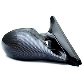 IPCW CM3F-96CV2 Honda Civic 96-00 Compatible M3 Style Manual Side Mirrors Carbon Fiber Pattern - 1 Pair