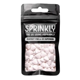 SPRINKLY - Tablet Hearts - White - 25g