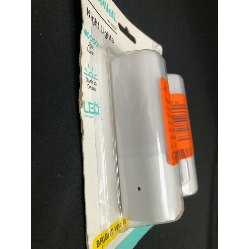 StyleWell Night Lights Dusk to Dawn 2 Pack, Bright White