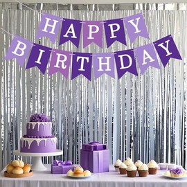 Cartel de feliz cumpleaños, guirnalda de cumpleaños, pancartas de pared para puerta, bandera para mujeres, hombres, niños y niñas, decoración de fondo de fiesta, pancartas personalizadas con nombre