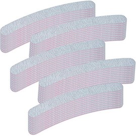 Professional Zebra File Banana 180/240 - Nail File Zebra Ergonomic File - Made in Germany - Pack of 50