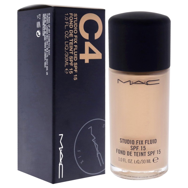 MAC Studio Fix Fluid Foundation SPF15 NW35,1.0 Fl Oz (Pack