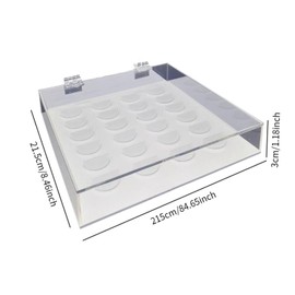 Colcolo Eyelash Storage Box Eyelash Display Case,for Beauty Salon Personal,Lash Extension Supplies Organizer False Eyelash Organizer