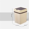 Trash Can 12L Smart Sensor Stable Dealing Cover Simple Style