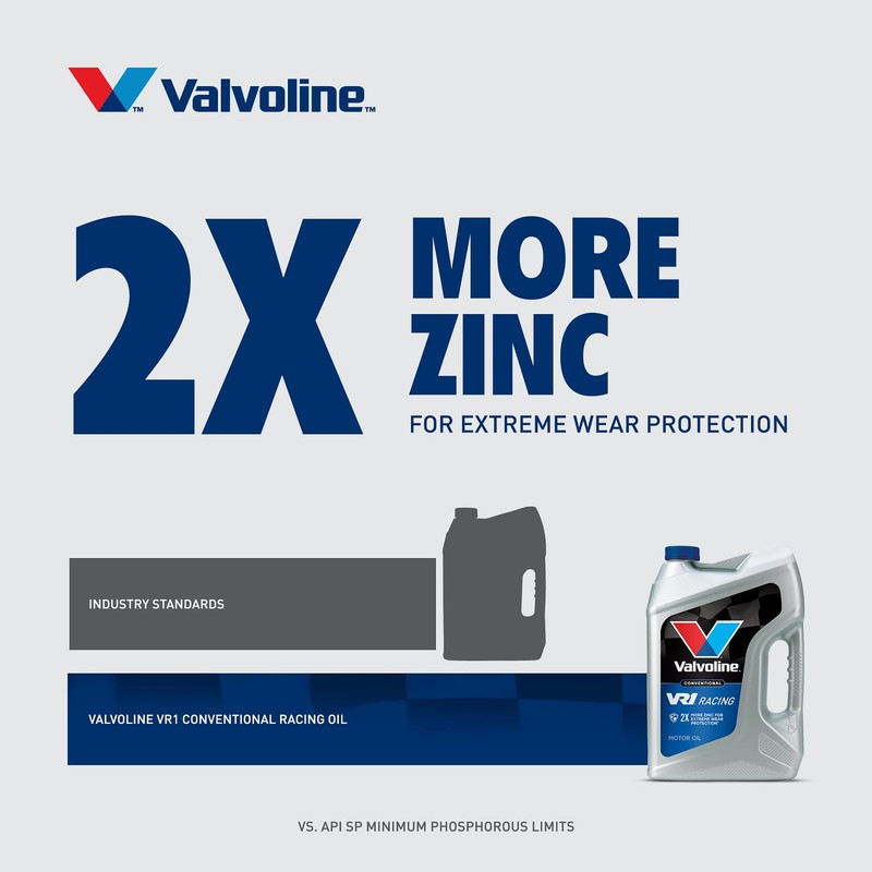 Valvoline VR1 Racing SAE 20W-50 Motor Oil 1 QT
