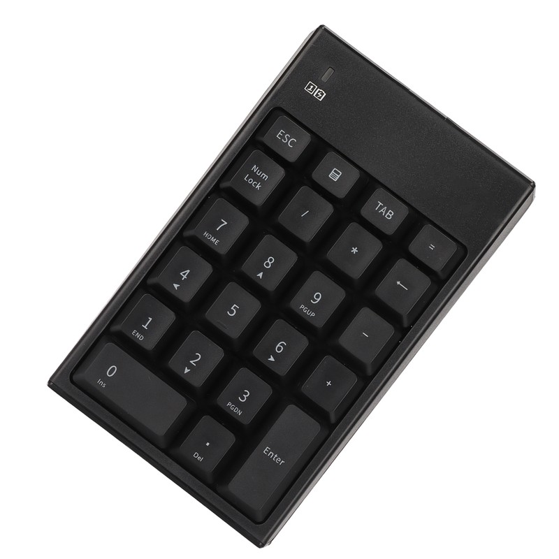 Number Pad 2.4GHz Wireless 22 Keys Delay Free Portable Black