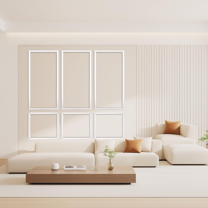 3 Set Solid Wood Wainscoting Panels Kit - Quick Installation
