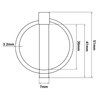 SKIR'CO (4 pcs) Zinc Plated Steel Linch Pins 7 mm,
