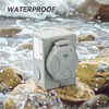 Pre-Drilling 50 Amp Generator Inlet Box RVMATE, NEMA SS2-50P Power