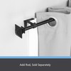 Kenney Fast Fit 5/8" No Measure Curtain Rod Brackets, Matte