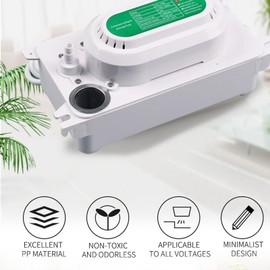 Kondensatpumpe, Automatische HVAC-Kondensatpumpe mit 500-ml-Tank, Kondensatentfernungsablauf 100 L/h Flusspumpe, Wasserkühlpumpe für Klimaanlage, Luftentfeuchter, Eismaschine