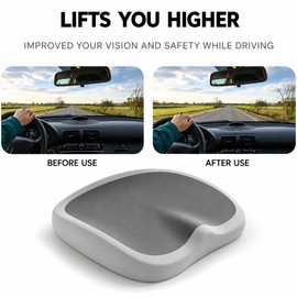 Memory Foam Seat Cushion for Car & Office – Ergonomic Comfort Support for Driving, Work Chairs & Daily Sitting