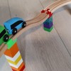 EYVRPAU 20 x rail connectors, wooden railway connectors, universal fit