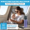 Electric Breast Milk Cooler: Unlimited Cooling Time, 2 x 150