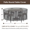 Vailge Round Patio Furniture Covers, 100% Waterproof Outdoor Table Chair