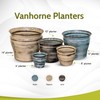 Robert Allen by Headwind - Ironstone Vanhorne Glazed Metal Planter