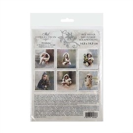 ITD Collection RSM086 Decoupage 24 x 16.5 x 0.1 cm