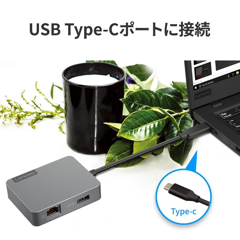 Lenovo USB Type-C Travel Hub 2021 4X91A30366 Type-C HDMI VGA