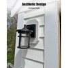 2 Pcs 8141DBL Siding Light Mounting Block Bracket White with