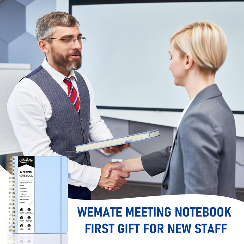 WEMATE Simplified Meeting Notebook for Work with Action Items 200