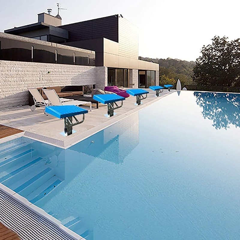 Errzom Swimming Pool Diving Platform, Stainless Steel Non-Slip Diving Boards,