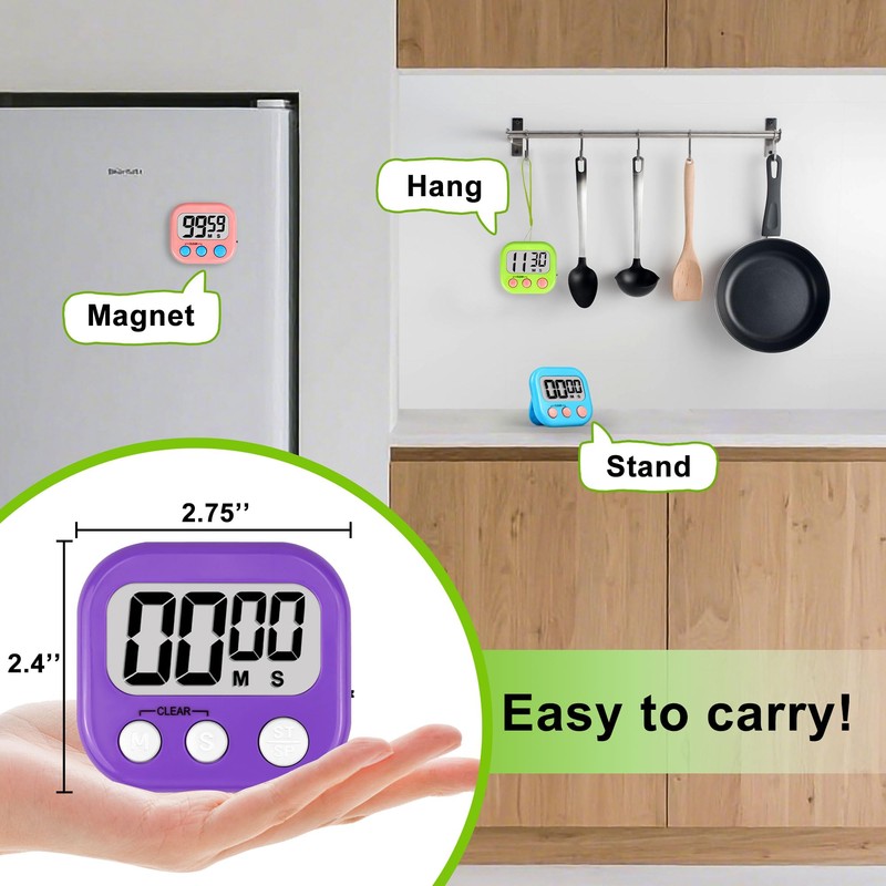 AOUVES Digital Timer for Kids Teacher Supplies Classroom Timer for