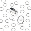 100 Pcs Split Ring, Small Key Rings Bulk Split Keychain