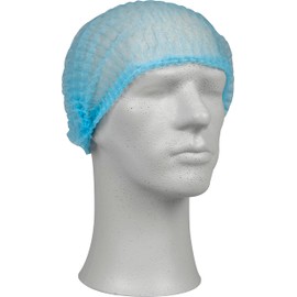 ABENA Clip Cap | Large | Blue | PP | Non-Sterile | Single Use | Hair Net for Cooking | Pack of 200 Hair Nets | Ideal Hair Nets for Catering | Great Hair Nets for Sleeping in