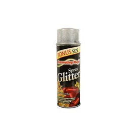Chase DMSG-3311 Decorating Magic Spray Glitter, 6-Ounce, Silver