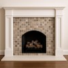 Tenedos 2 inch Scabos Tumbled Travertine Mosaic Tile – Natural