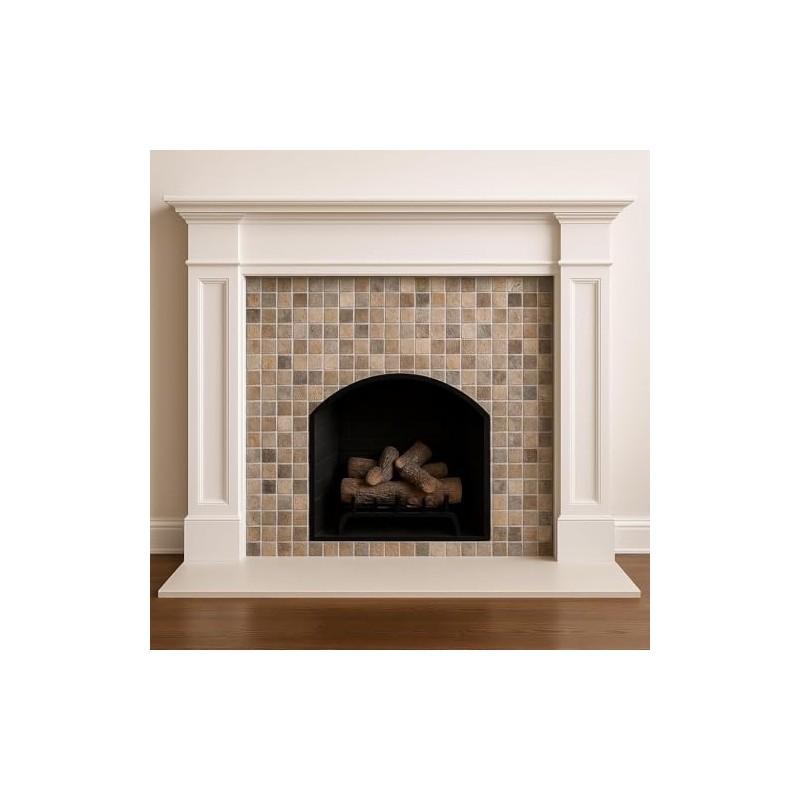 Tenedos 2 inch Scabos Tumbled Travertine Mosaic Tile – Natural
