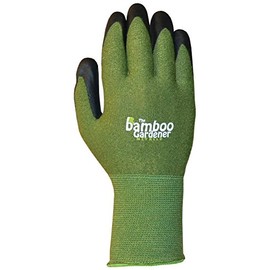 Bellingham C5371XL The Bamboo Gardener Work Gloves, Made of Sustainable Bamboo Rayon Fiber, Durable Nitrile Palm and Fingers, X-Large, Green