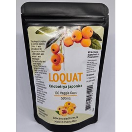 500mg Loquat, Nispero Capsules (100)