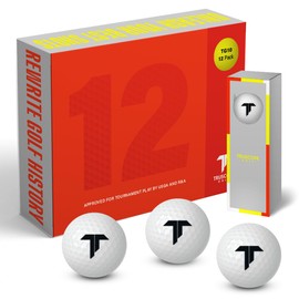White Golf Balls, 12-Count Package - Super Soft Long Distance Golf Balls - Highly Visible Ionomer Soft Core with Less Spin and Increased Speed Helps Improve Your Game