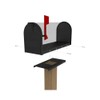 Architectural Mailboxes UMBS0B06AM Mounting Board, Steel Accessory, No Size, Black