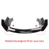 For Benz EClass E250 E350 Gloss Black Front Bumper Lip