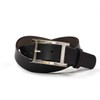 Bellabel Cow Leather Belt, Made in Japan, Casual, Silver, H-Buckle
