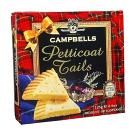 Campbells Shortbread Scottish Cookies | All Butter Biscuits from Scotland | Petticoat Tails Shaped | Perfect British Cookies for Wedding, Anniversary & Christmas Gift | 4.41 Oz | (Pack of 3)