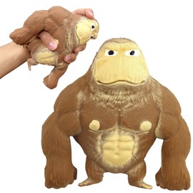 Gorilla Stress Toy, Squishy Monkey Toy, Gorilla Figure for Stress Relief, Monkey World, Monkey Splat, Latex Monkey Gorilla, Stress Relief Toys, Squeeze Toys for Adults for Pressure Relief
