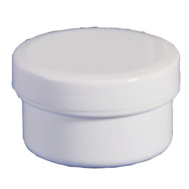 Fa.ars 100 ointment cans, ointment container, 5 g, 6 ml lid, white ointment container, plastic container, screw lid