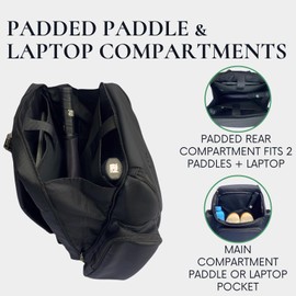 AZORI Pickleball Bag | Stylish Pickle Ball Backpack for Women and Men | Business Travel | Laptop Pocket