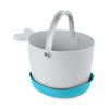 Skip Hop Bath Toy Storage, Moby Stowaway Bucket, Grey